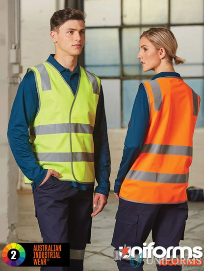 High visibility AIW Safety Vest with Shoulder Tapes for SW43 safety needs