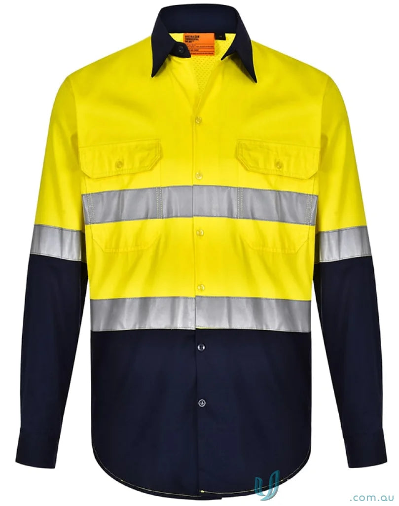 AIW Unisex HiVis Cool Breeze safety shirt, perfect for a winning spirit on site
