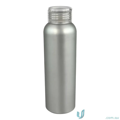 Aland 600ml Aluminium Water Bottle with Clear Cap and Flip-Open Holder