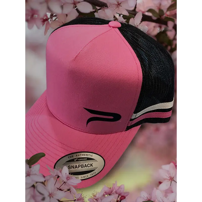 Headwear H-ALYSSA-6507 ALYSSA Trucker Cap in Bright Pink