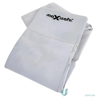 Folded gray ArcGuard Leather Welding Blanket WBL186-1 for welding protection