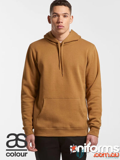 Brown hooded sweatshirt from AS Adult Stencil Hoodie showcasing stylish stencil hood workwear