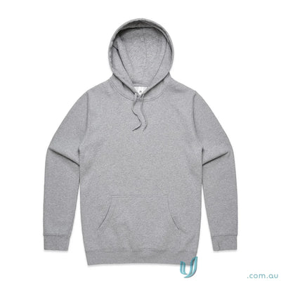 Gray hooded sweatshirt from AS Adult Stencil Hoodie, perfect for stencil hood uniforms or workwear