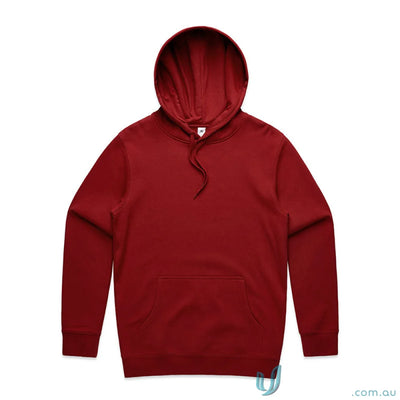 Maroon stencil hooded sweatshirt from AS Adult Stencil Hoodie, perfect for uniforms or workwear