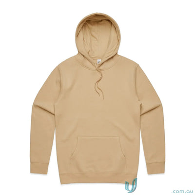 Tan hooded sweatshirt from AS Adult Stencil Hoodie, perfect for stencil hood uniforms or workwear
