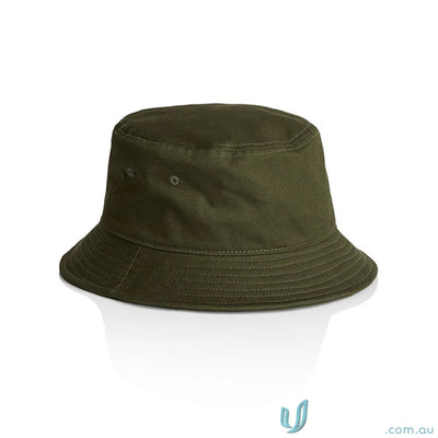 Olive green bucket hat perfect for workwear and uniforms from AS Bucket Hat collection