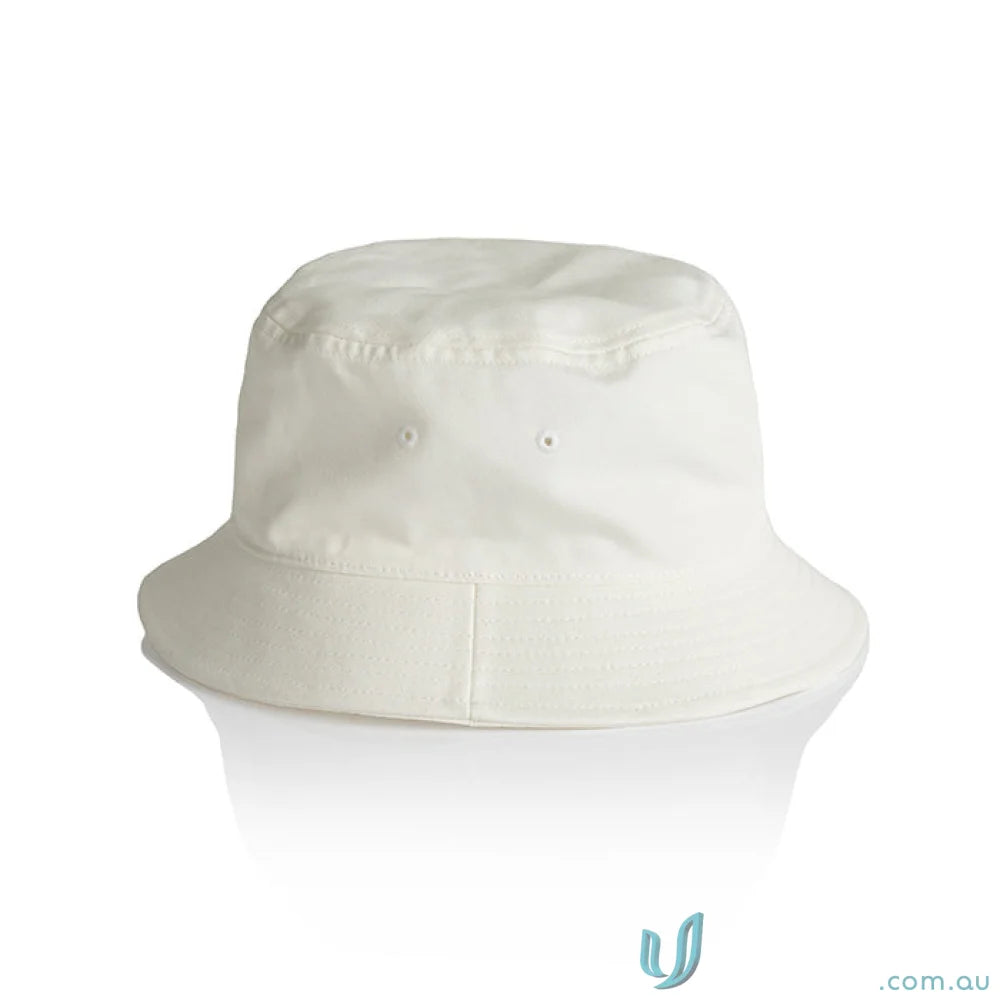 White bucket hat from AS Bucket Hat perfect for casual wear and work uniforms