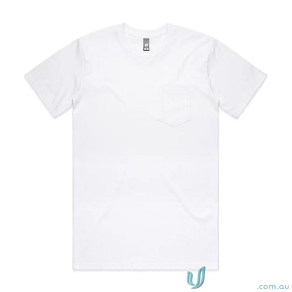 White short-sleeved T-shirt from AS Classic Pocket Tee | perfect for work uniforms