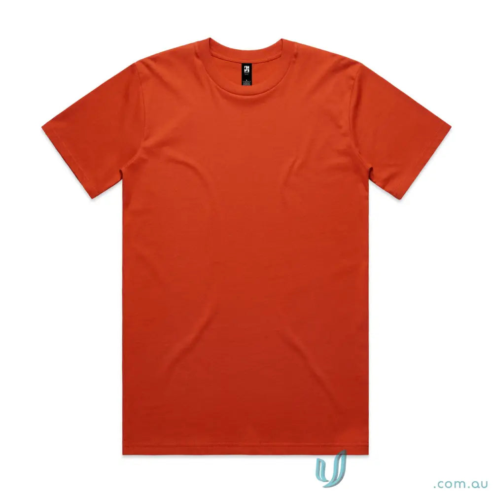 Plain orange AS Classic Tee made from soft combed cotton with relaxed fit style