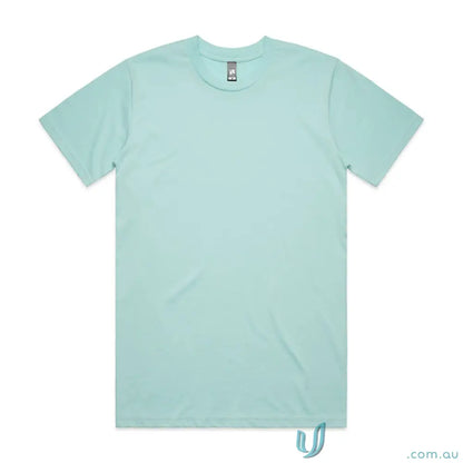 Mint green AS Classic Tee in relaxed fit style made from comfy combed cotton tee