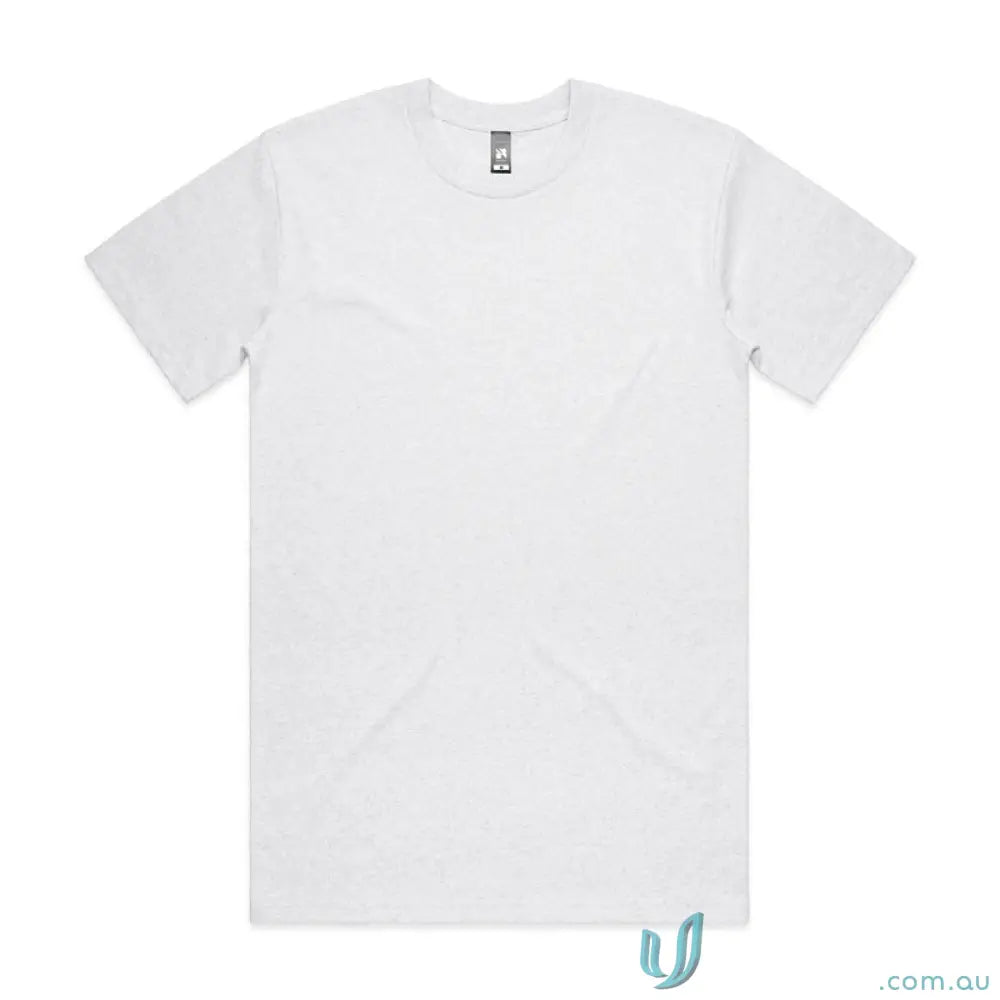 Plain white AS Classic Tee in relaxed fit style made from comfy combed cotton