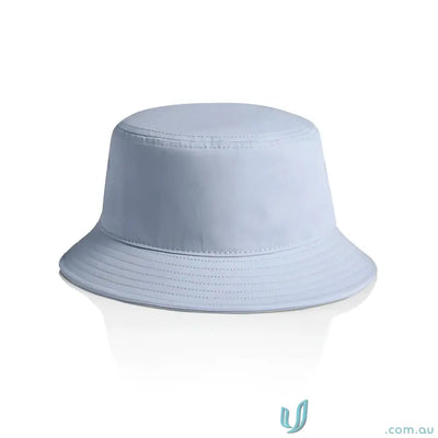 Light blue bucket hat with reinforced brim from AS Colour 1117, lightweight cotton style
