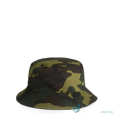 Camo bucket hat showing durable stylish camo bucket hat for all sizes