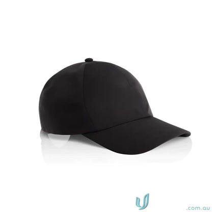 Black AS Colour Access Active Cap with a slight sheen and self-fabric covered velcro