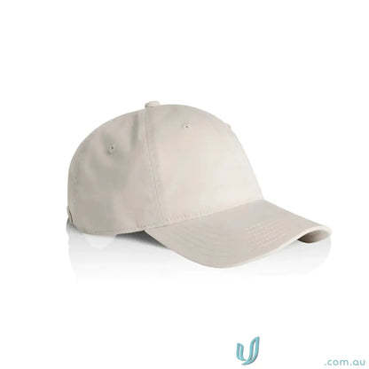 Plain beige Colour Access Faded Cap with curved brim, durable low profile cotton wash