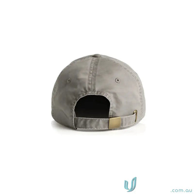 Light gray Colour Access Faded Cap with brass buckle closure for a cool look