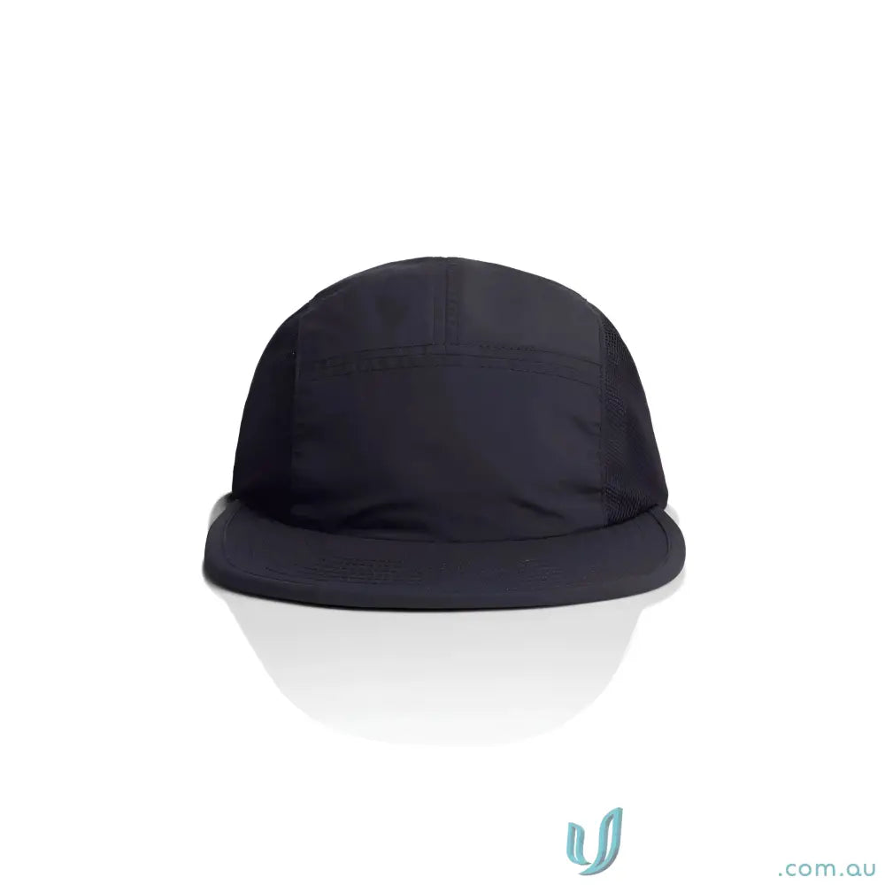 Dark navy blue Recycled Nylon Active Finn Cap with soft brim from AS Colour