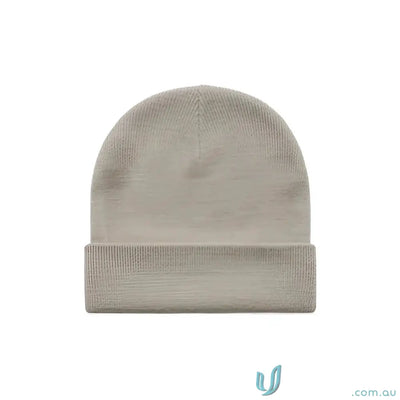 Beige cuff beanie from AS Colour Cuff Beanie 1107 Relaxed Fit Acrylic Knit Hat