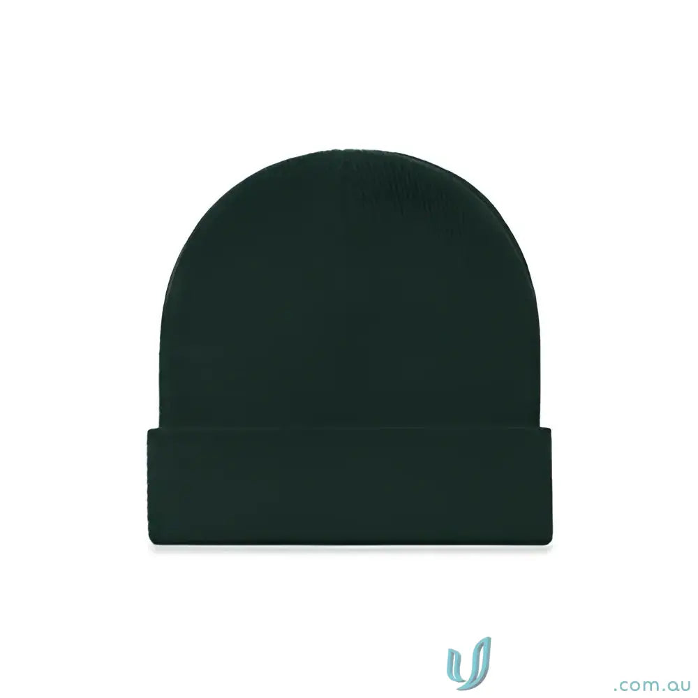Dark green cuff beanie from AS Colour Cuff Beanie 1107 Relaxed Fit Acrylic Knit Hat