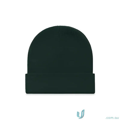 Dark green cuff beanie from AS Colour Cuff Beanie 1107 Relaxed Fit Acrylic Knit Hat