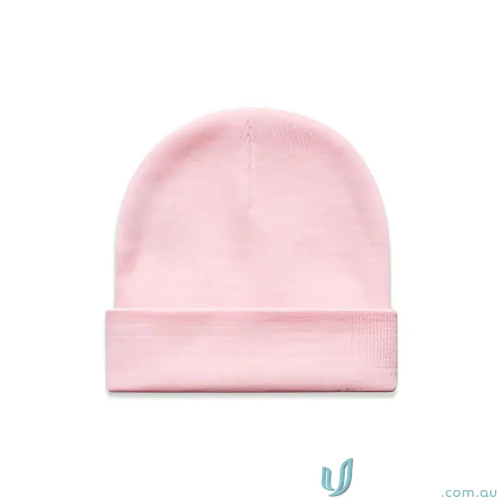 Pink baby cuff beanie from AS Colour Cuff Beanie 1107 in a cute colour cuff style
