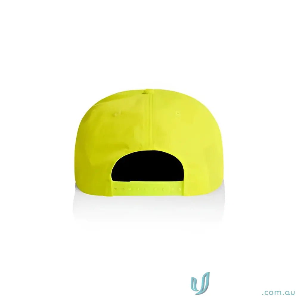 Neon yellow recycled nylon Colour Surf Safety Cap with snapback closure