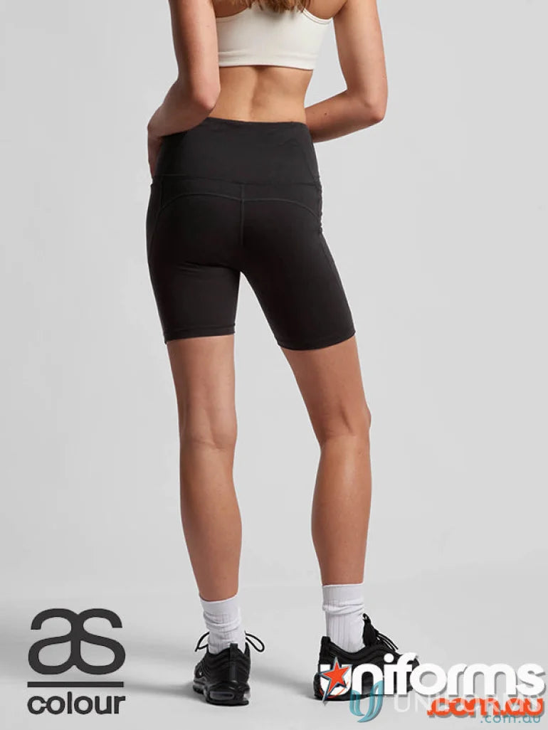 Black athletic shorts from AS Ladies Active Shorts for workout and casual wear