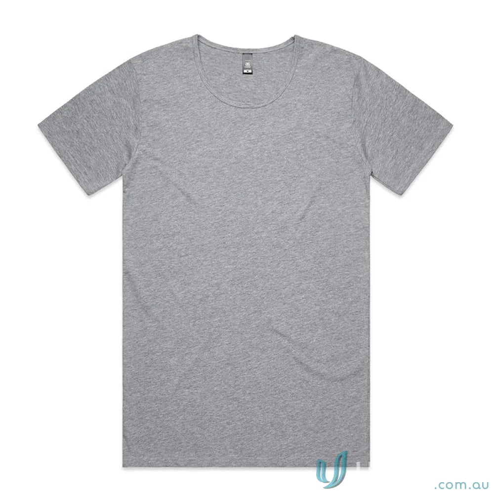 Gray crew-neck T-shirt from AS Shadow Tee, perfect for work uniforms and workwear