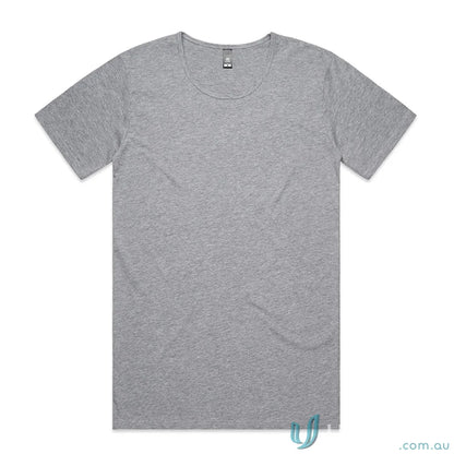Gray crew-neck T-shirt from AS Shadow Tee, perfect for work uniforms and workwear