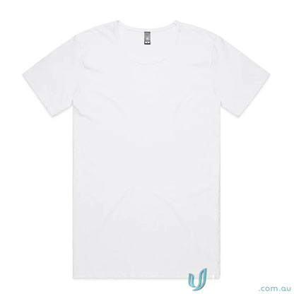 White short-sleeved AS Shadow Tee, perfect for work uniforms and workwear