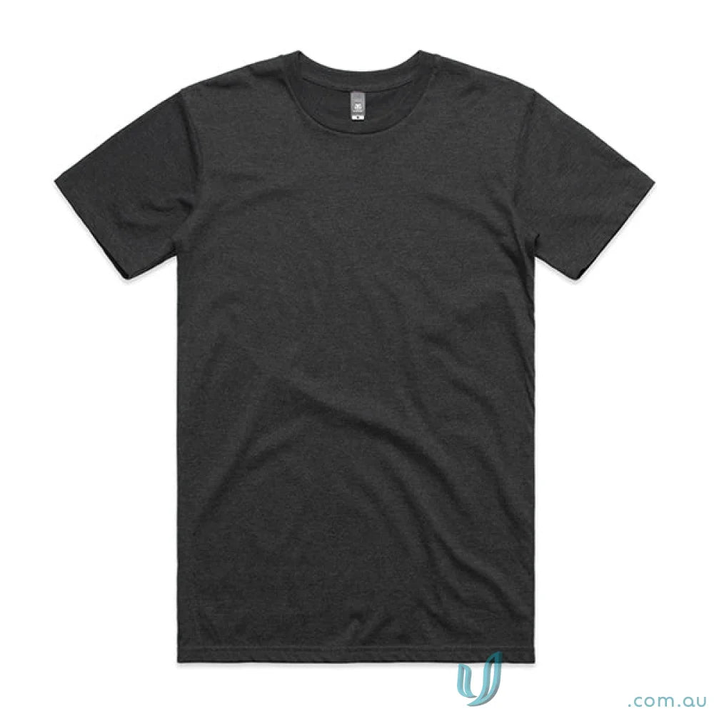 Black short-sleeved staple marle tee with crew neck for casual style