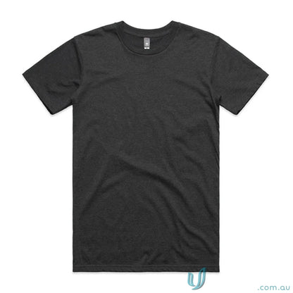 Black short-sleeved staple marle tee with crew neck for casual style