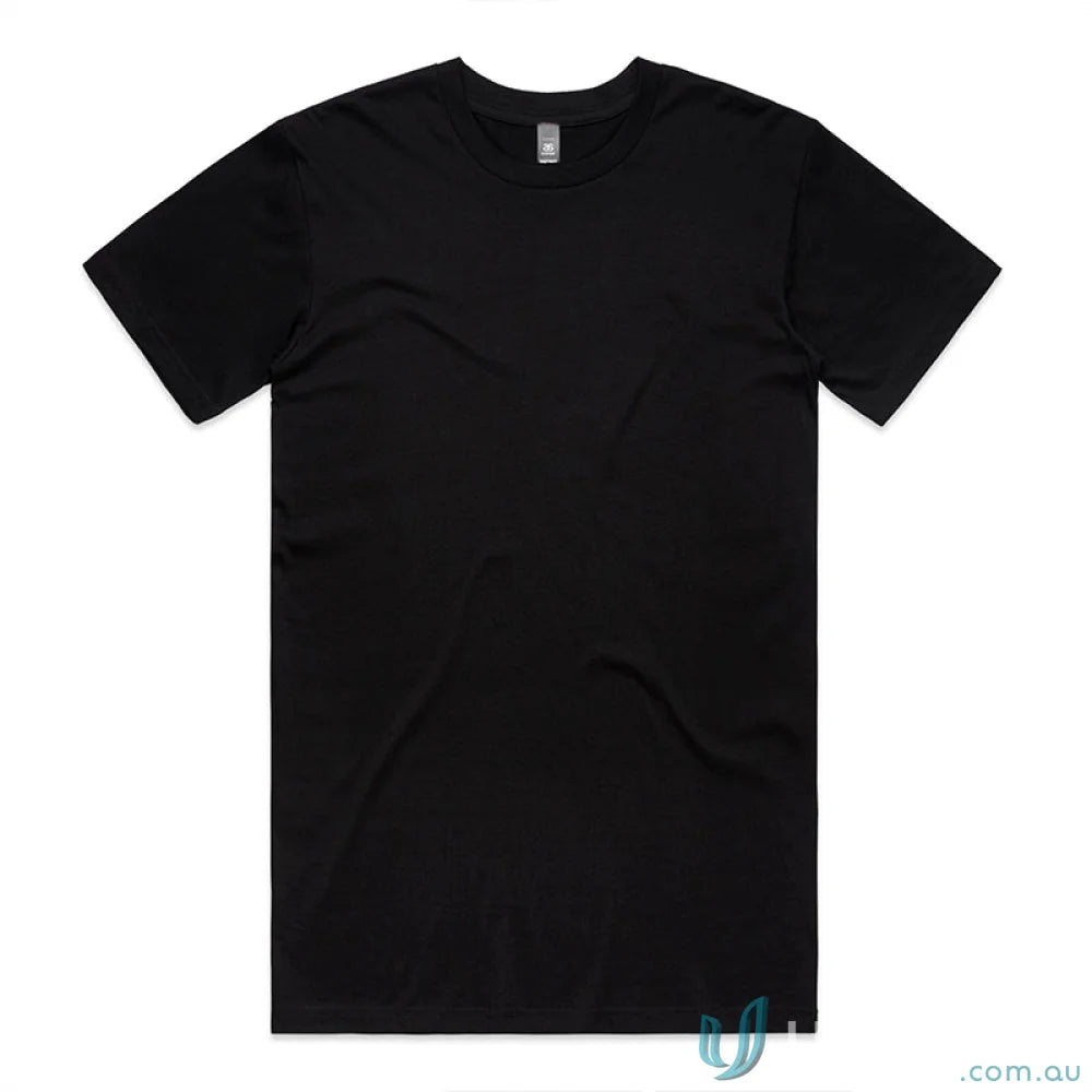 Black short-sleeved T-shirt from AS Staple PlusTee perfect for work uniforms or workwear