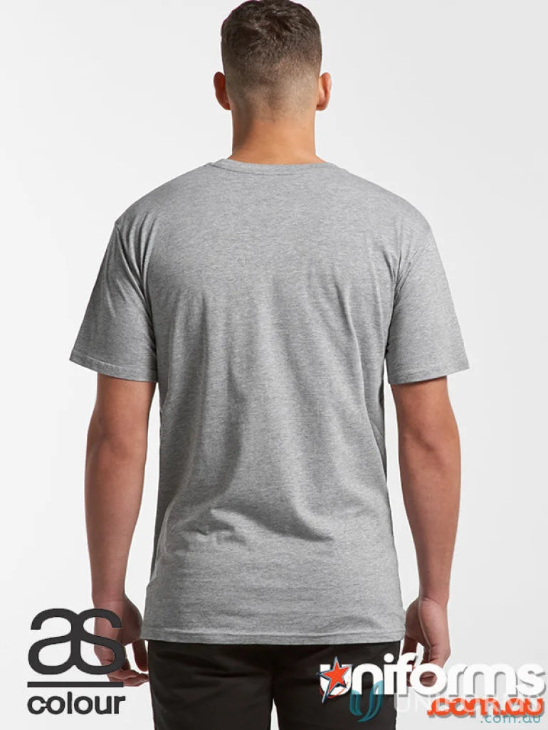 Gray short-sleeved T-shirt from AS Staple Tee, perfect for work uniforms and workwear
