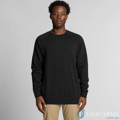 Black long-sleeved shirt from AS Supply Crew, perfect for crew orange style buffs