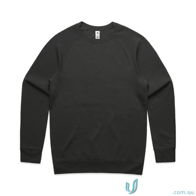 Black crew neck sweatshirt from the AS Supply Crew collection, perfect for casual style