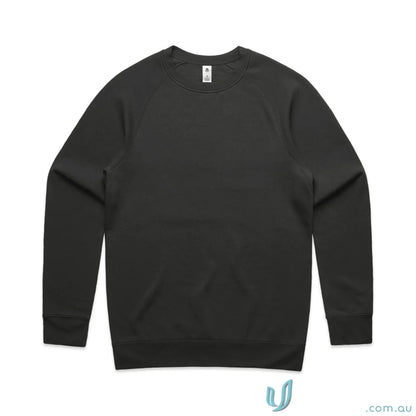 Black crew neck sweatshirt from the AS Supply Crew collection, perfect for casual style