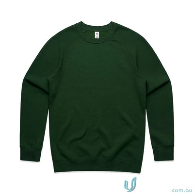 Dark green AS Supply Crew sweatshirt ideal for work uniforms and casual workwear