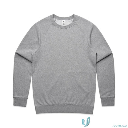 Gray crew neck sweatshirt from AS Supply Crew, perfect for work uniforms or casual workwear