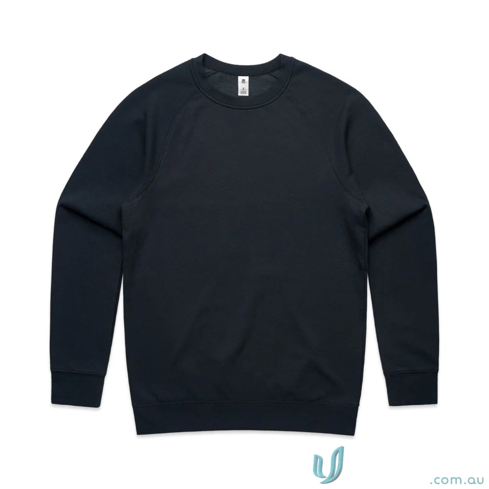 Black crewneck sweatshirt from AS Supply Crew, perfect for casual wear