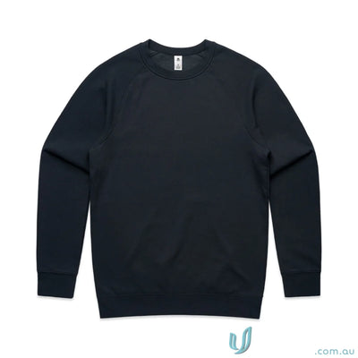 Black crewneck sweatshirt from AS Supply Crew, perfect for casual wear
