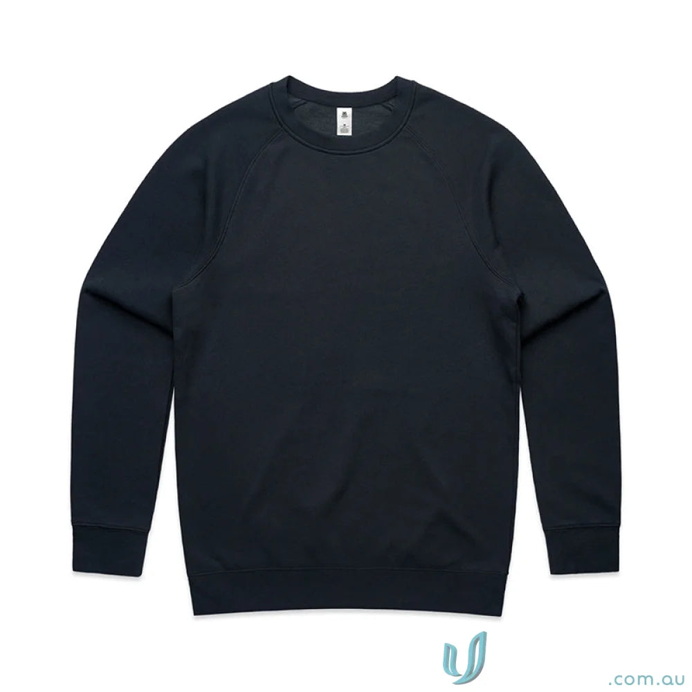 Black long-sleeved sweatshirt from AS Supply Crew, perfect workwear or uniforms