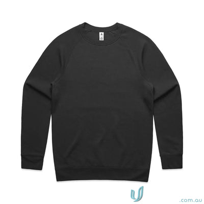 Black long-sleeved sweatshirt from AS Supply Crew workwear collection, perfect for uniforms