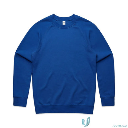 Blue long-sleeved sweatshirt from AS Supply Crew, perfect for work uniforms or uniforms