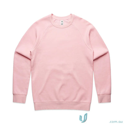 Pink crewneck sweatshirt from AS Supply Crew, perfect for workwear and uniforms