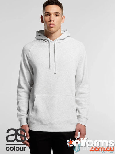 Gray AS Supply Hoodie made from polyester anti-pill fleece with a comfy regular fit