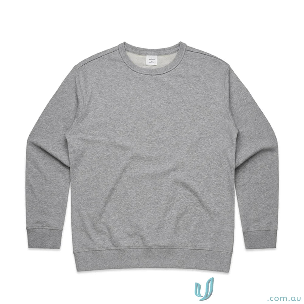 Gray crewneck sweatshirt from AS Womens Premium Crew, perfect for work uniforms or workwear