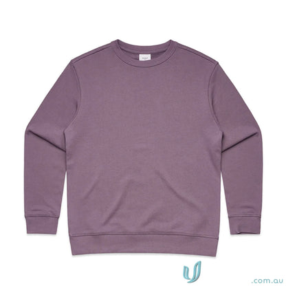 Mauve crewneck sweatshirt from AS Womens Premium Crew, perfect for work uniforms and workwear