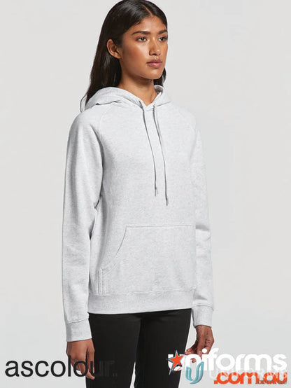 Gray hooded sweatshirt from AS Womens Supply Hoodie, super comfortable for uniforms