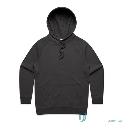 Gray hooded sweatshirt from AS Womens Supply Hoodie, super comfortable hoodie for uniforms